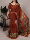 Ynf7056 Crepe With Printed Sarees Wholesalers In Delhi